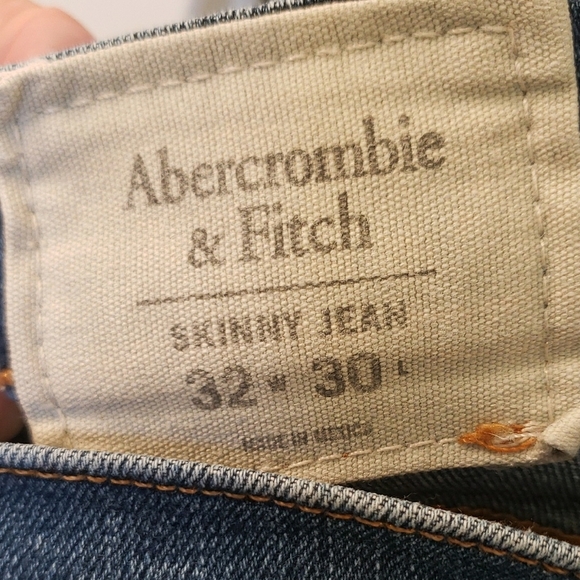 Abercrombie & Fitch Blue Skinny Jeans with Stretch - Picture 2 of 5